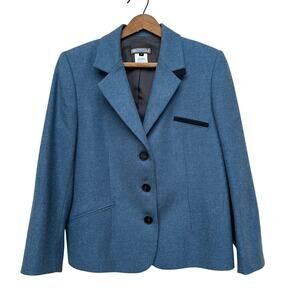 Thalian 100% Wool Blazer – Women’s Size 10 – Made in Romania